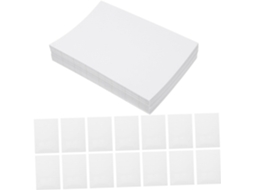 Pretyzoom Feuille Plastifieuse Autocolante 100 Pcs - Filme Protetor Pvc Branco - Transparente E Tapete