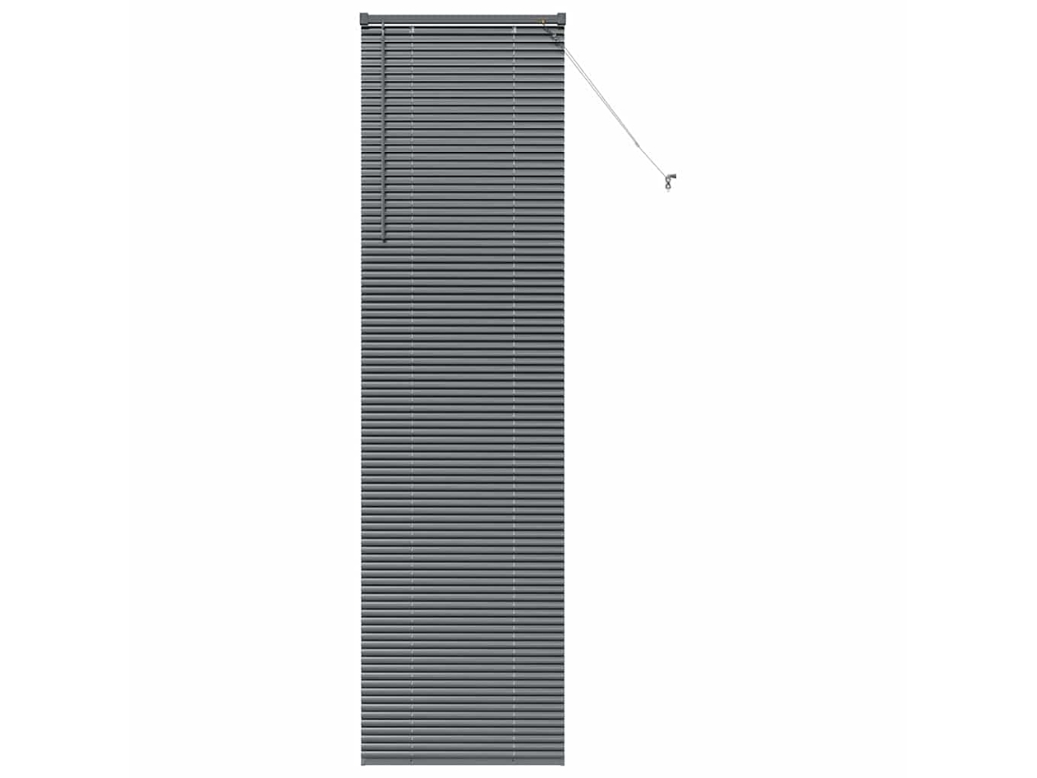 Conjunto 1 Persianas Venecianas Vidaxl Cinzento Alumínio (220 X 55 Cm)