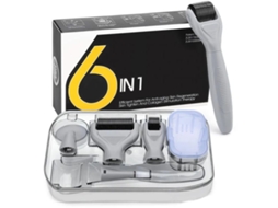 Rolo De Microagulhas Para Rosto E Corpo Conjunto De Rolos De Microagulhas De Titânio 6 Em 1 Rolo De Microagulhas 300 E 720 Agulhas De 0 2 Yizhood