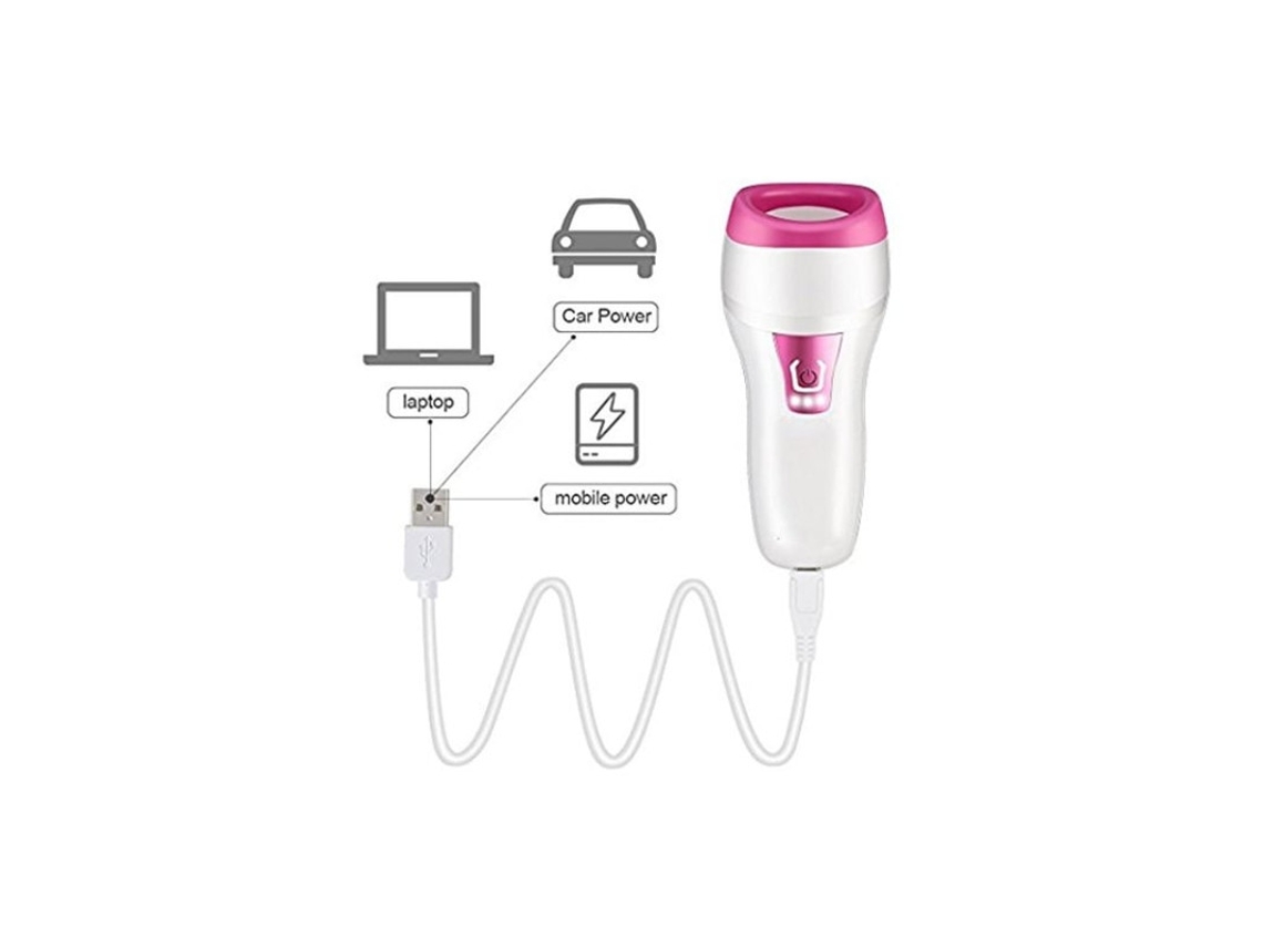Lip Plumper Lip Plumper Automático Usb Recarregável Portátil Tamanho 2 Estilos De Lábios Laranja Bestvite