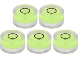 Banapoy Conjunto De 5 Níveis Bolha Compactos Genéricos Para Balança, Nível De Bolha Mini Fácil Leitura Para Calibração