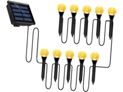 Luminária Solar Decorativa Para Jardim, Durável E Ecológica.