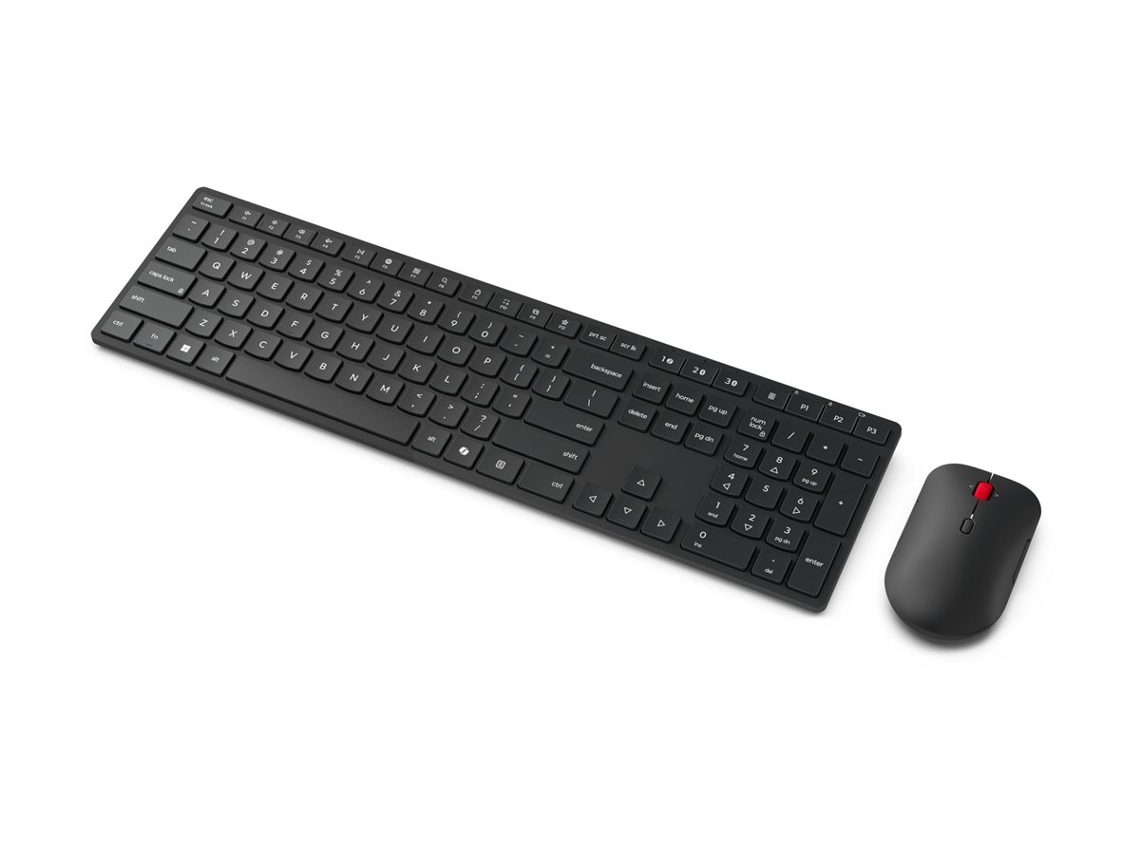 Conjunto Lenovo Multi-mode Pro Combo 6000 Com Mouse E Teclado Sem Fio (versão Dinamarquesa)