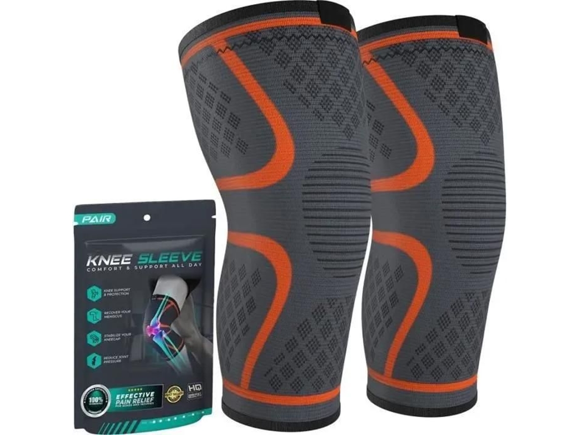 Joelheiras Esportivas Xxl Suporte Osteoartrite Unissex Ligamentos