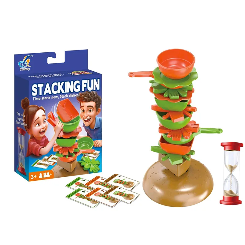 Jogo De Empilhamento De Alimentos