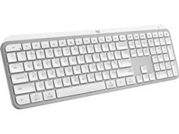Teclado LOGITECH MX Keys S (Wireless - Idioma Português - Teclado Numérico - Branco)