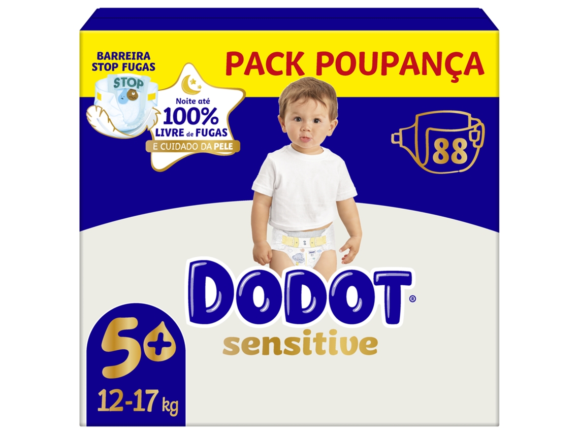 Fraldas Sensitive Extra 12-17kg T5+ Dodot