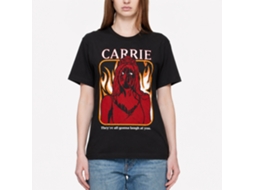 Rockinstone Carrie Hahaha Black Adult T-shirt Size:l
