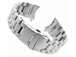 Pulseira De Relógio De Aço Curva Durável De 20 Mm Pulseira De Metal Que Substitui Relógios Clássicos Olysi Shop