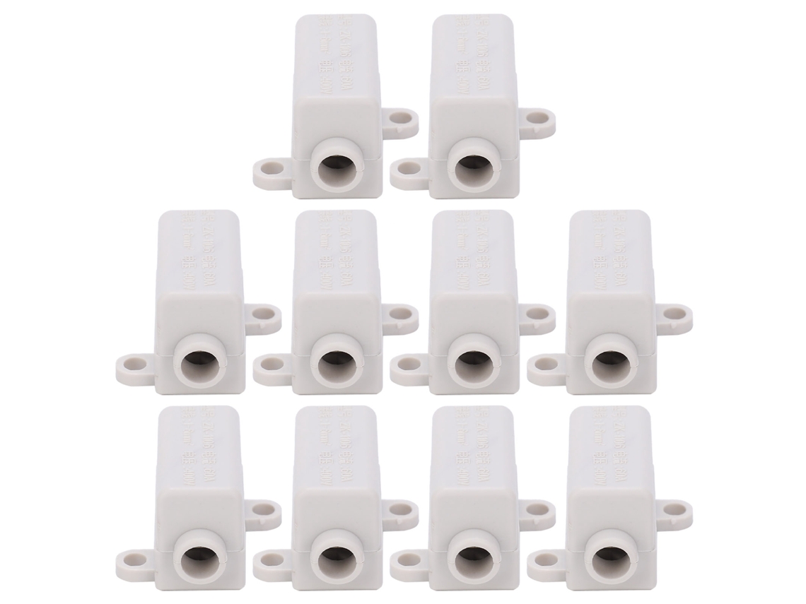 Caixa Conector Terminal Inline Tipo T 10 Peças