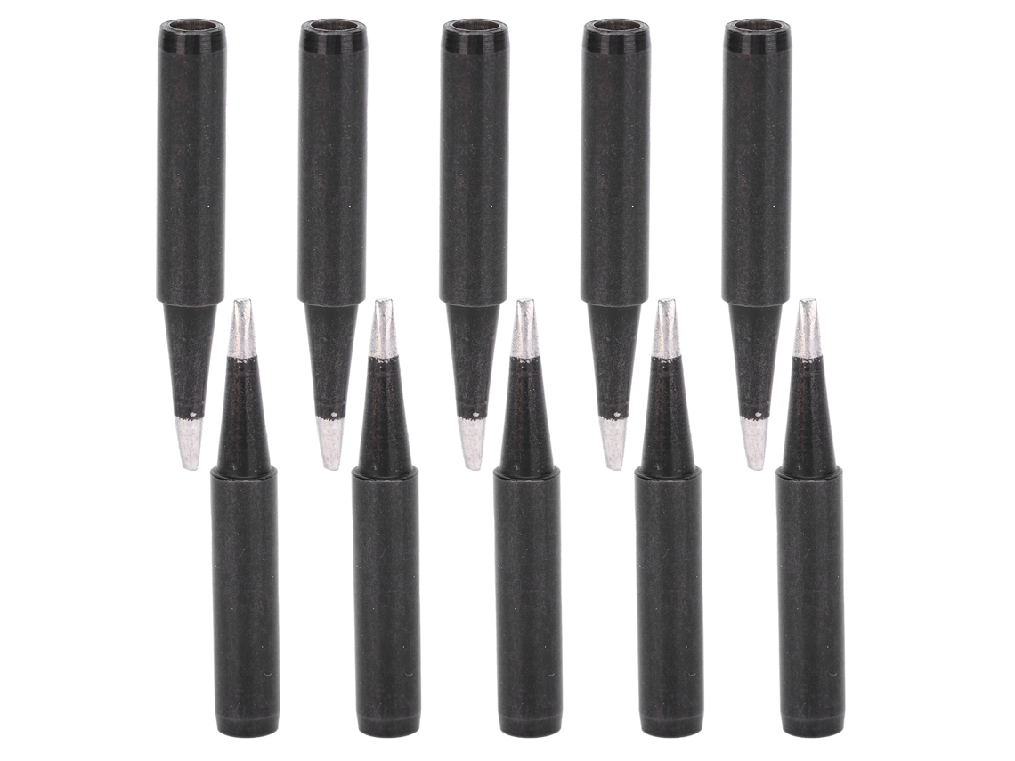 Laxiscreed Pontas De Ferro De Soldar Pretas Para Séries 936/937/938, Pack De 10