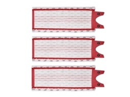 3 Peças/referência Refil De Pano Para Vassoura Spray Vileda Edelweiss Mop 1-2 Tamanho 36x14cm