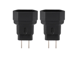 Adaptador De Tomada 1-15p Macho Para Fêmea Padrão Plug And Play Conversor 2pcs