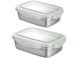 Marmita Portátil De Aço Inoxidável Ibasenice, Com Duas Camadas, Tampa Hermética Para Arroz E Legumes, Ideal Para Camping