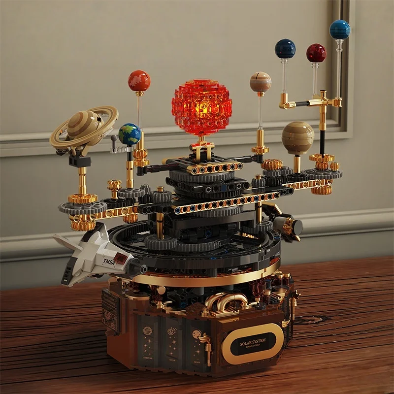 Conjunto de Blocos de Montar Stem com Tema Espacial para Crianças: Modelo Criativo para Montar Faça Você Mesmo MDUG (estilo 4)