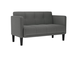 Vidaxl Sofá-luvas 111 Cm Tecido Cinzento-escuro