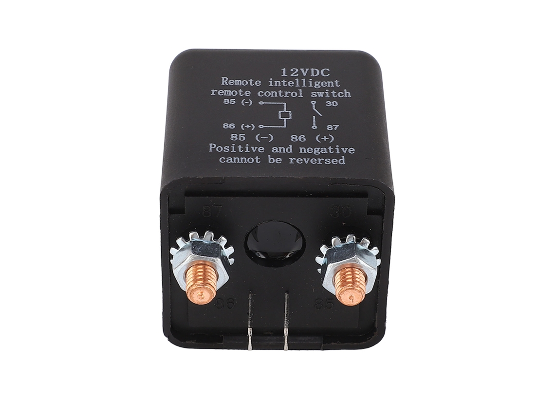 Interruptor De Relé Para Carro Com Controle Remoto 12v, Contato No, Bobina De Cobre, 2 Controladores Sem Fio, 200a