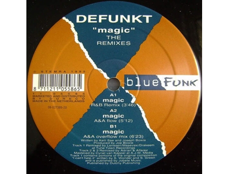 Vinil Magic The Remixes Blue Funk