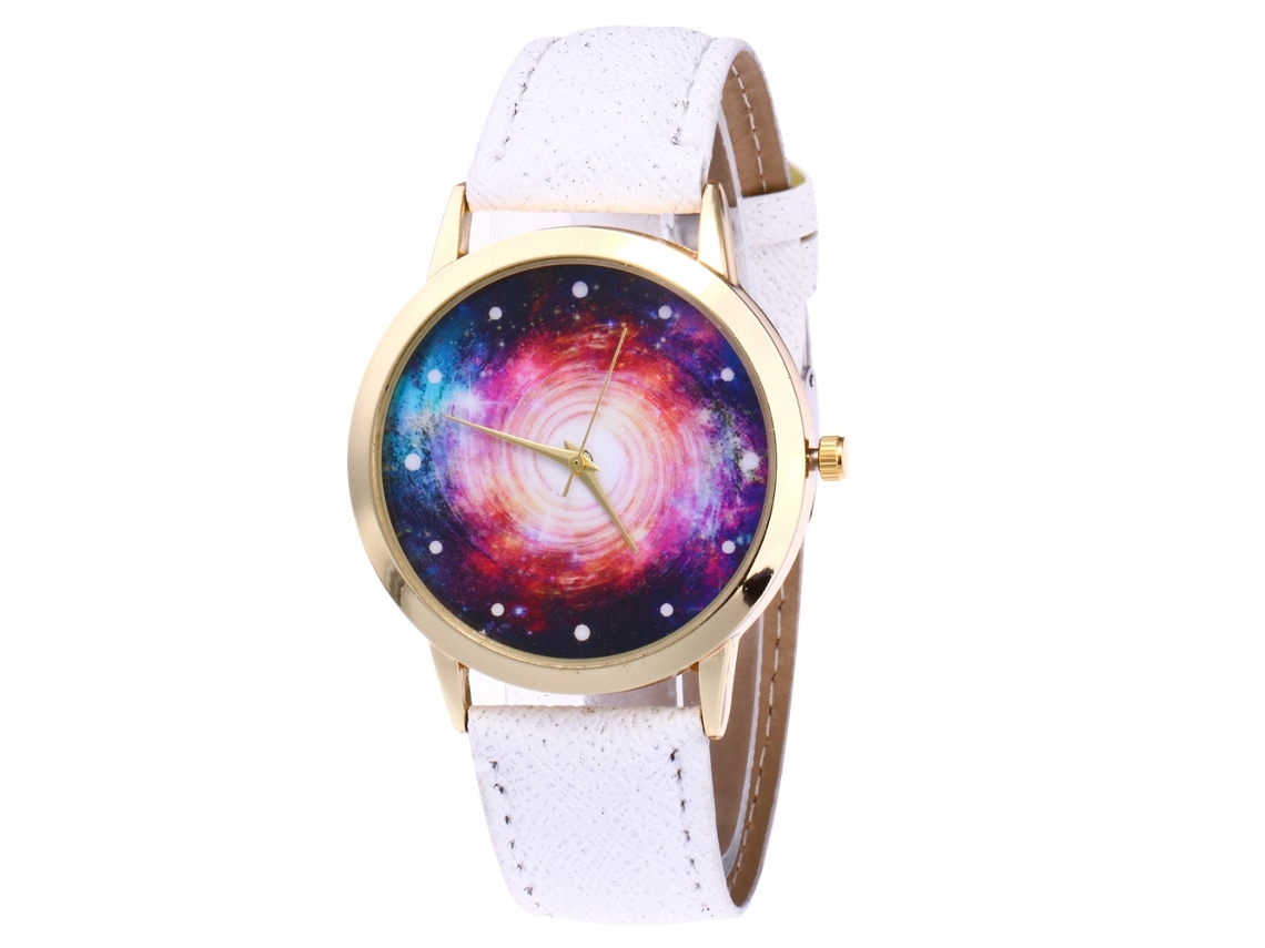 Relógio de Pulso de Quartzo com Pulseira de Couro Simples Moderno e Elegante (azul Escuro)