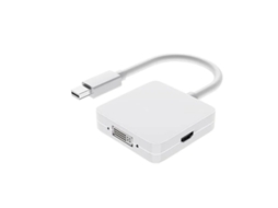 Mini DisplayPort HDMI VGA DVI YIZHOOD Branco