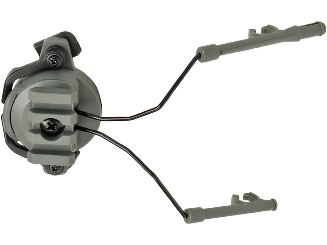 Adaptateur De Casque Rotatif Accessoire Pratique En Alliage Et Nylon Pour Rail Rapide De 19-21mm Pour Support