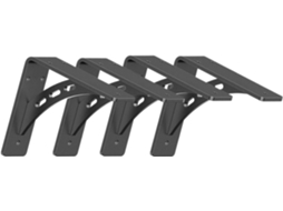 Conjunto de 4 Prateleiras SFUSHOS de Aço Carbono para Pequenos Espaços