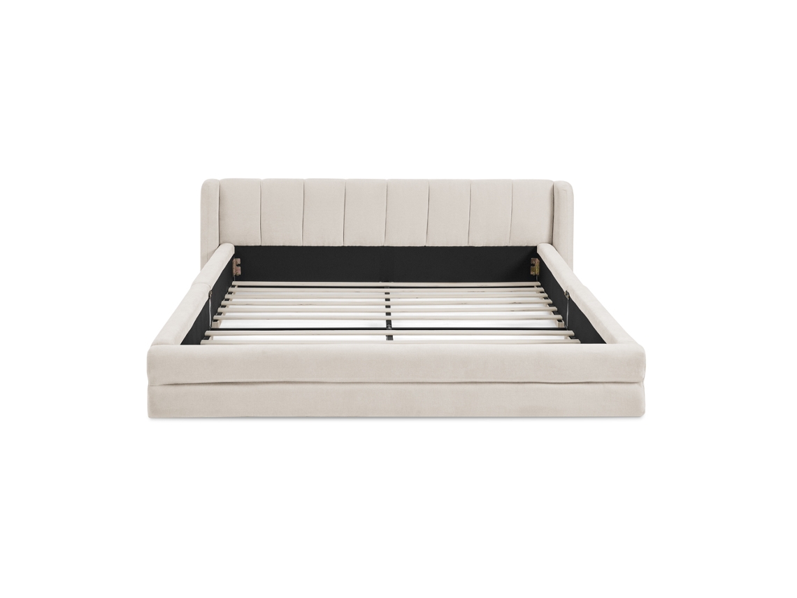 Cama S/marca Espuma Bege 160 X 200 Cm