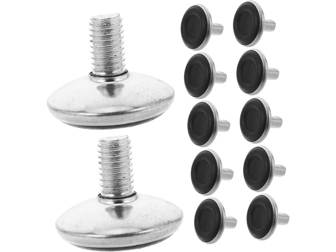 Conjunto De 24 Pés Niveladores Ajustáveis Para Móveis, Mesas E Cadeiras De Jardim Peças Reposição Para Móveis