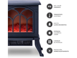 Lareira Elétrica NEWTECK Classic Flame (1000 W)