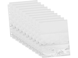 Zerodeko 50 Peças Pochettes Para Cartes Photo Baseball Transparentes Para Classe De Anneaux Standard