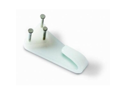 Soporte multiusos 3 clavos transparente blist-5