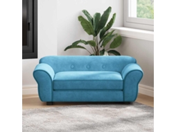 Vidaxl Sofá 72x45x30 Cm Pelúcia Turquesa