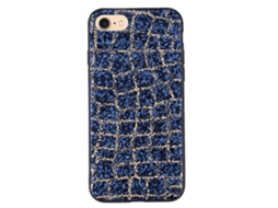 Capa LAXISCREED Iphone 7/8 Glitter Anti impact Azul