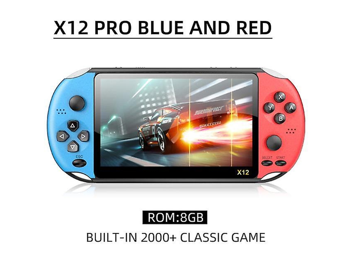 Powkiddy X12 Pro Retro Videogame Console Portátil Portátil Players De Jogos 2000 Jogos Tela De 5,1 Polegadas Ly Ebike
