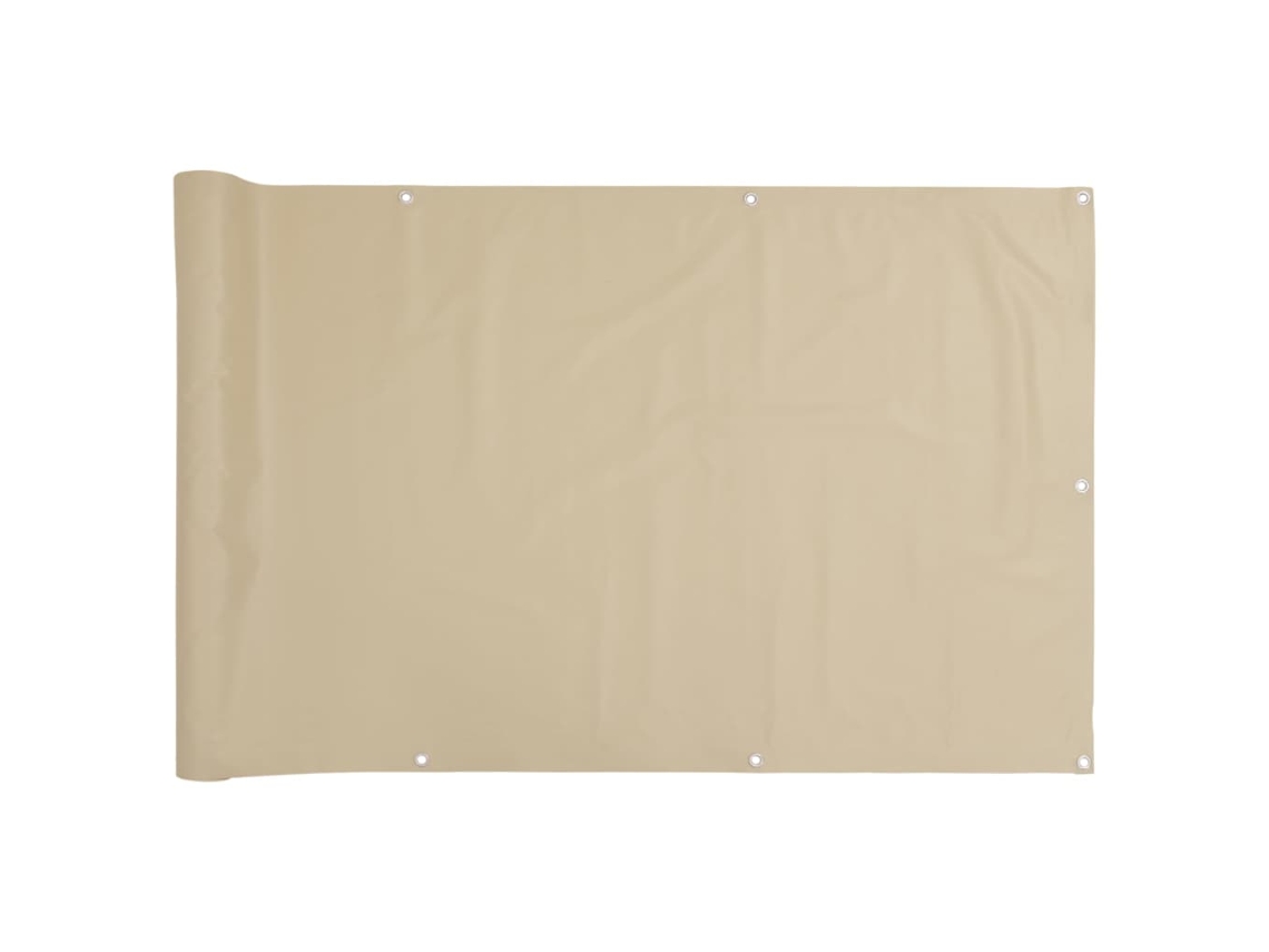 Tela de Varanda 90x500 Cm Tecido Oxford Bege MAISON EXCLUSIVE