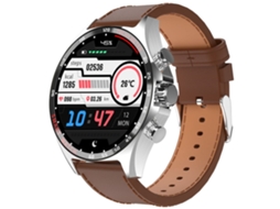 Smartwatch Com Chamadas Bluetooth Monitoramento De Saúde Recurso Sos E Reprodução De Música Marrom Yunzii