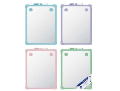 Livro Pizarra Magnetica Pastel Doble Cara C/2 Imanes Y Rotulador 25x36cm De Desconocido (espanhol)