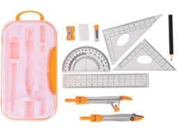 Compassos De Metal Para Desenho, Conjunto De 10 Peças Para Estudantes, Cores Sortidas