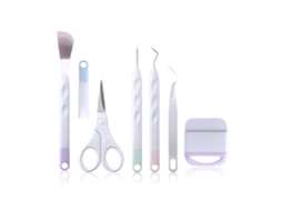 Kit De Ferramentas Para Scrapbooking Com Colher, Pinças E Tesouras Básico