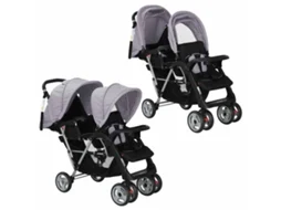 Pushchair, Pushchairs Vidaxl Cinzeto Aço