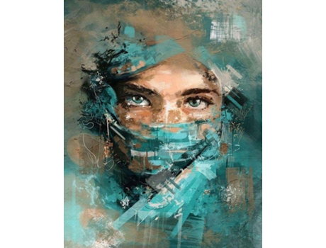 Pintar com Números FIGURED'ART com Moldura 40X50Cm Olhar Envolvente Pn5816-Y