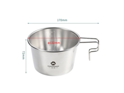 Copo Sierra Inox 600ml Outdoor Camping