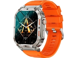 1.96 Relógio inteligente de tecido grande para homens Android Relógios inteligentes militares Relógio de fitness masculino Fazer / Atender C Bestvite