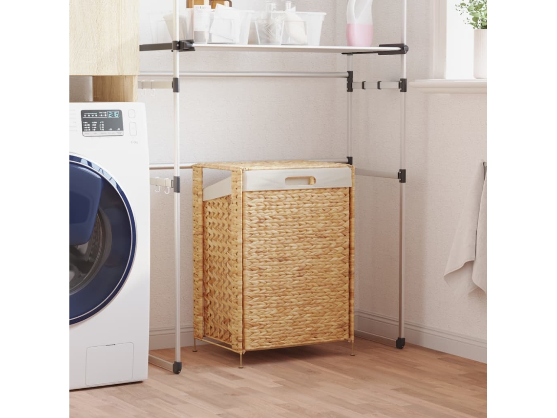 Vidaxl Cesto Para Roupa Suja 44x34x64 Cm Jacinto De Água
