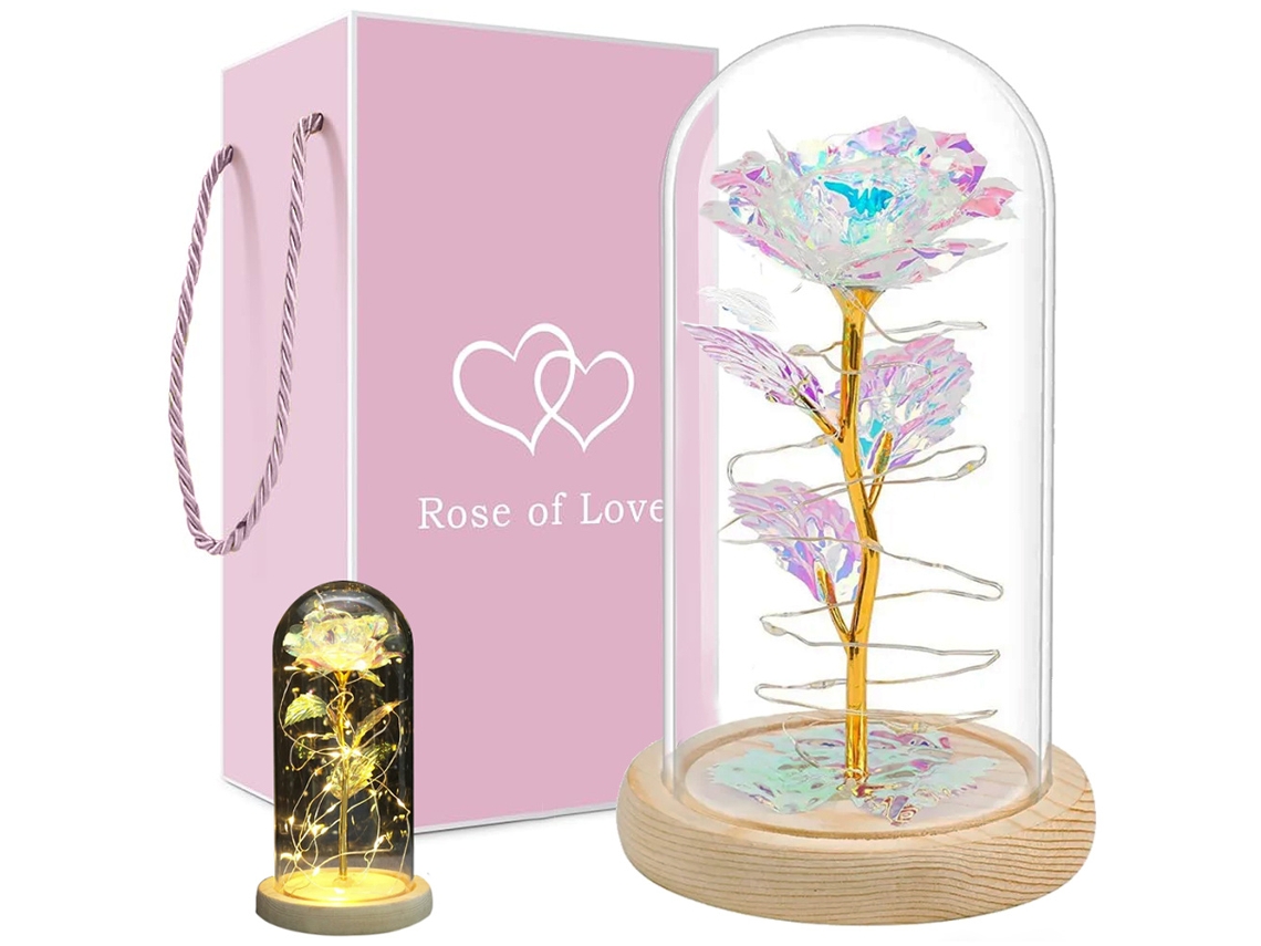 Rosa Da Eternidade Banhada A Ouro 24k Com Diamantes E, Para Uso Doméstico Ou Profissional Conforme A Aplicação