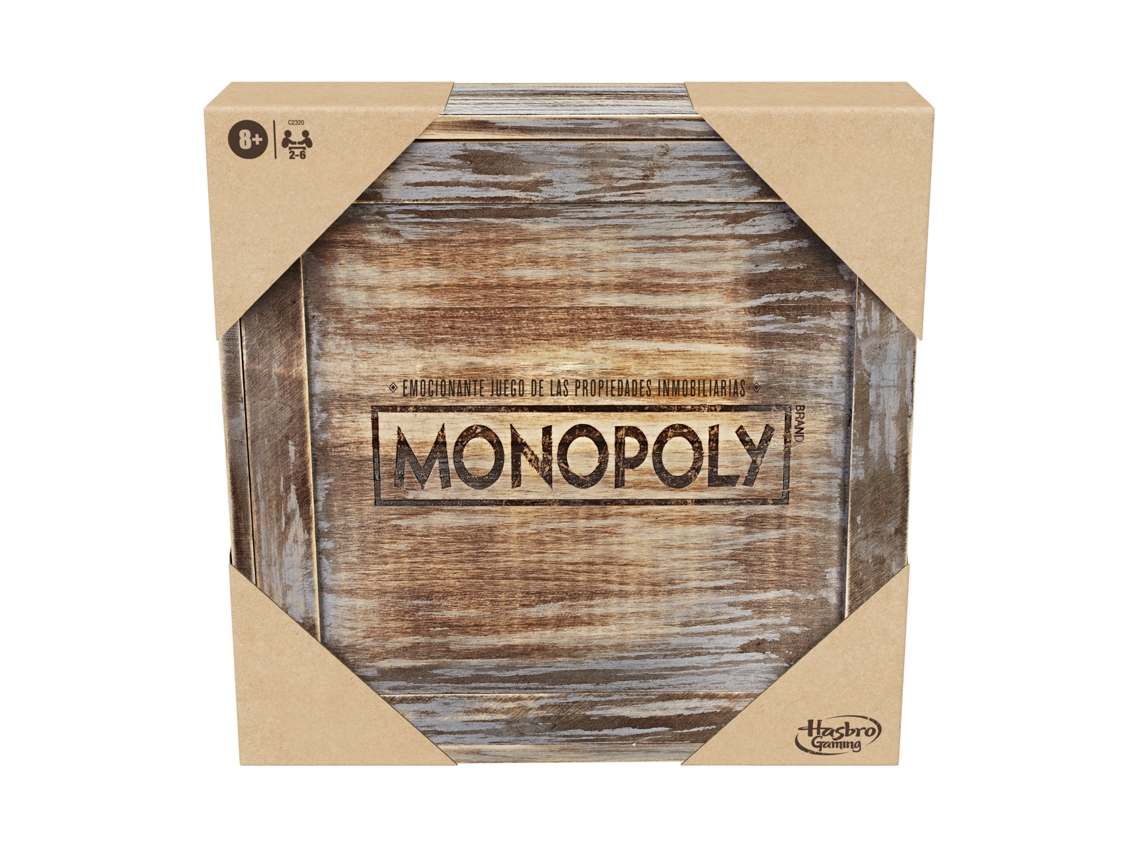 Jogo MONOPOLY: Edição Rústica  (Idade recomendada: 8 anos)