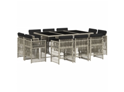 Garden Dining Set, Garden Dining Sets Vidaxl Cinzeto Rattan / Vime (n/a)
