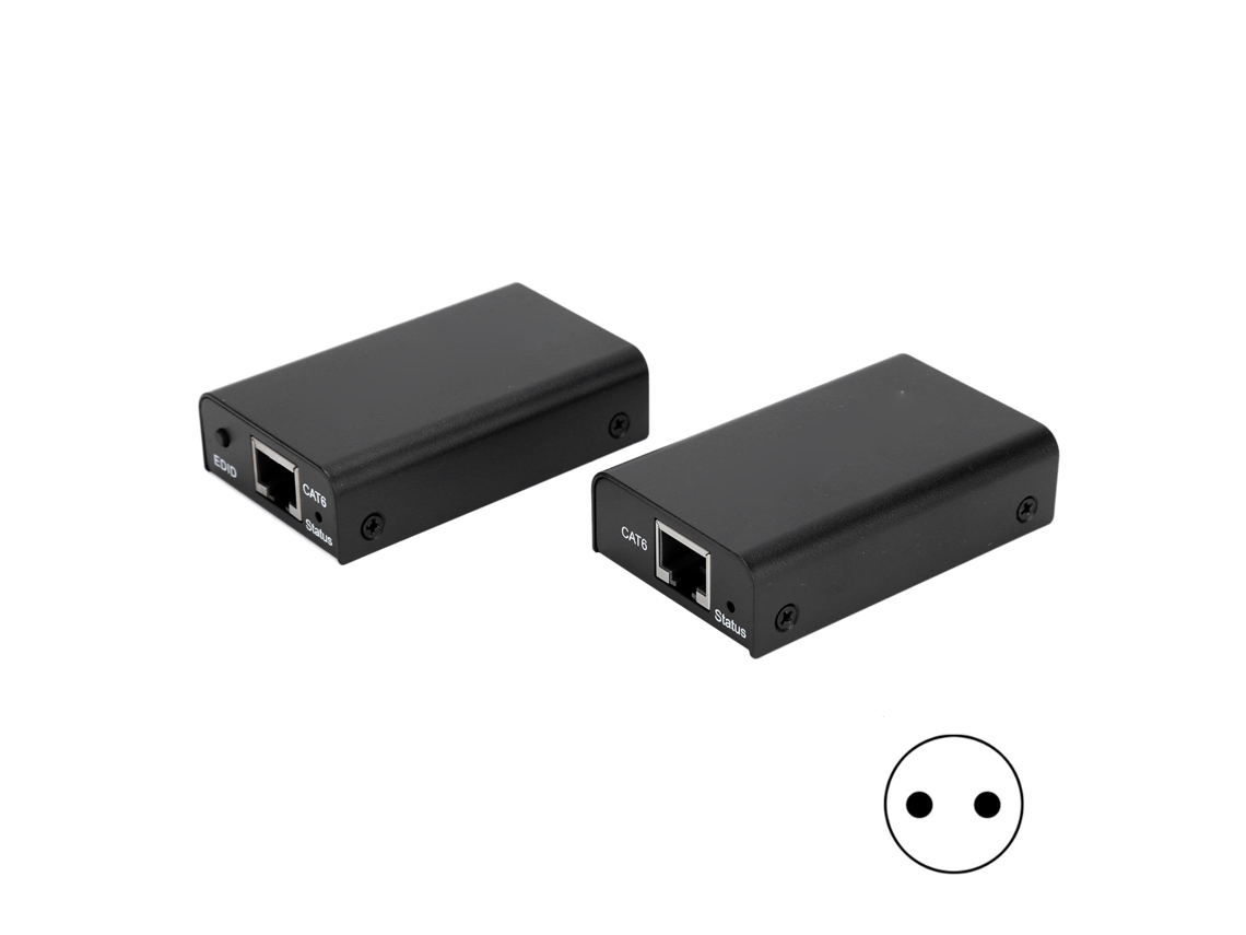 Extensor Hdmi Extensão 60m Cabo De Internet