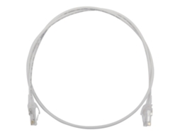 Cabo De Conexão Modular Mc6 Cat6 Utp 28awg 3 Pés Branco Mc6-03-0228vayotoy