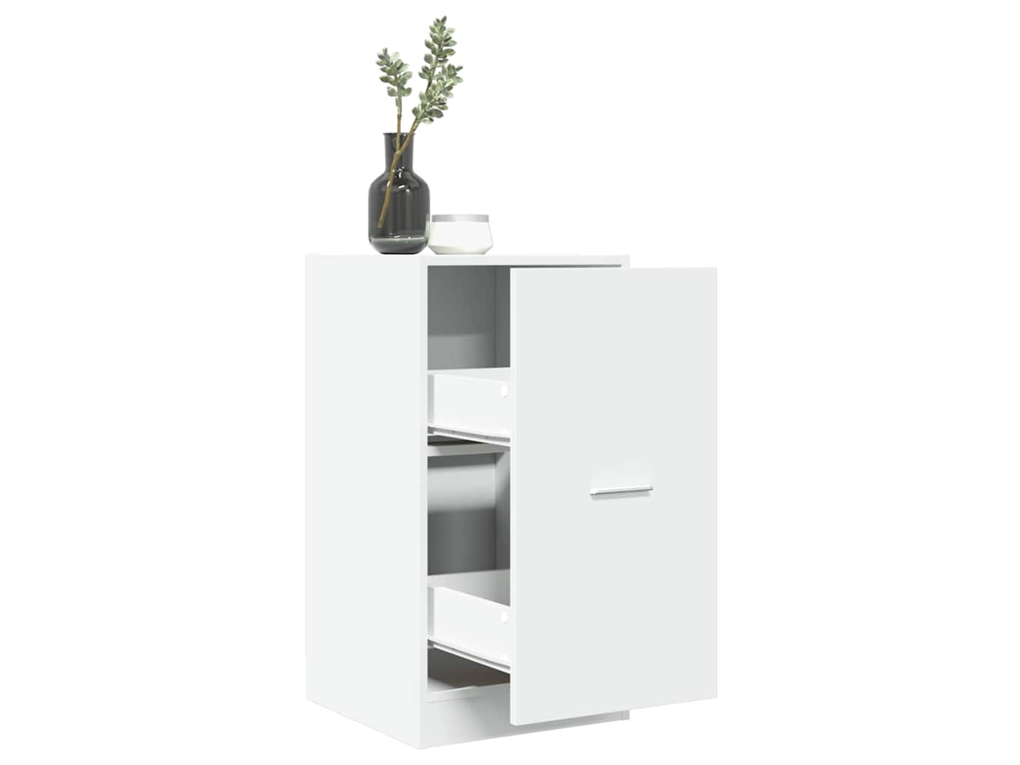 Vidaxl Armário Boticário 40x41x77,5 Cm Derivados De Madeira Branco